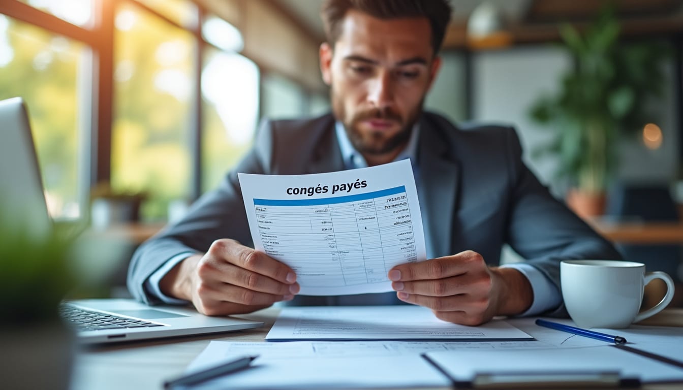 Illustration: Comprendre le rôle des congés payés indiqués sur la fiche de paie