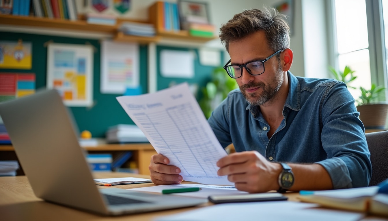 Illustration: Comprendre le rôle et la nature du bulletin de paie chez un enseignant